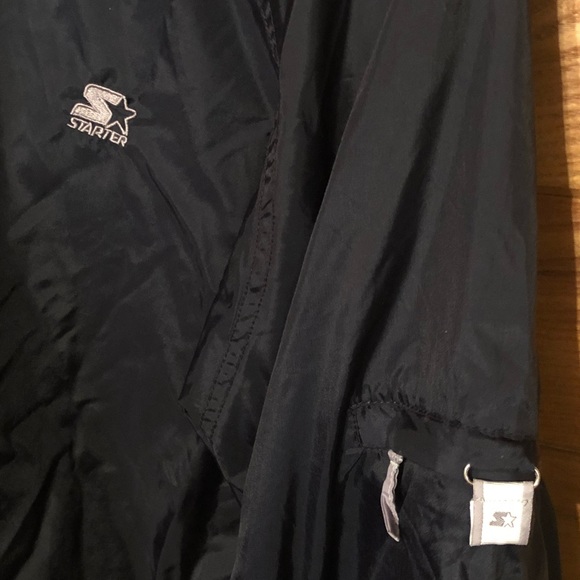 Vintage Black and Grey Starter Windbreaker - Picture 2 of 5